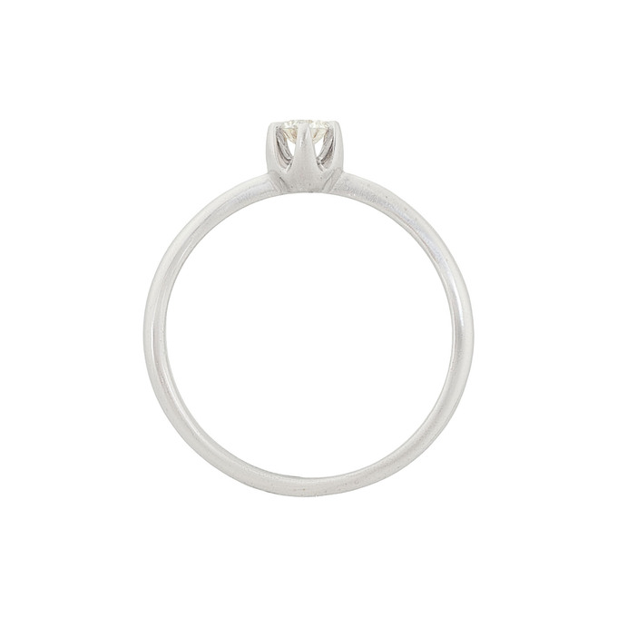 Кольцо из золота 585 пробы c бриллиантом, Л 0408 8215 за 25600