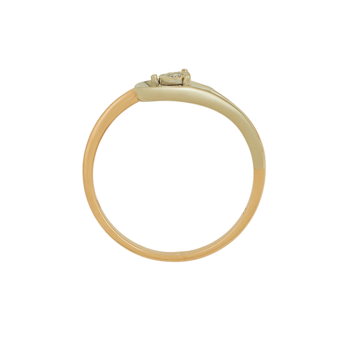 Кольцо из золота 585 пробы c бриллиантом, Л 2212 7617 за 28000