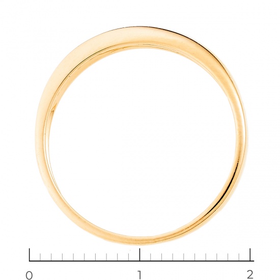 Кольцо из комбинированного золота 585 пробы c 13 бриллиантами, Л41059656 за 8940