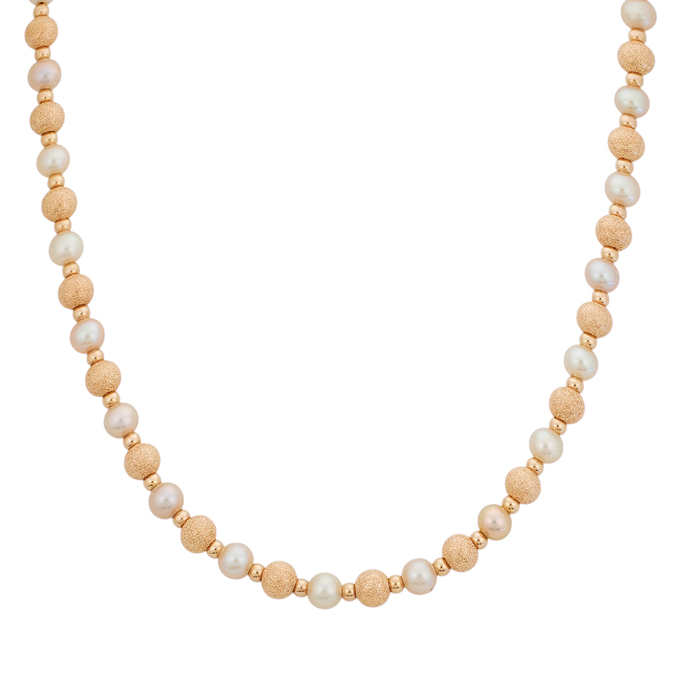 Колье из золота 585 пробы c культивированным жемчугом, Л 2812 1977 за 165000