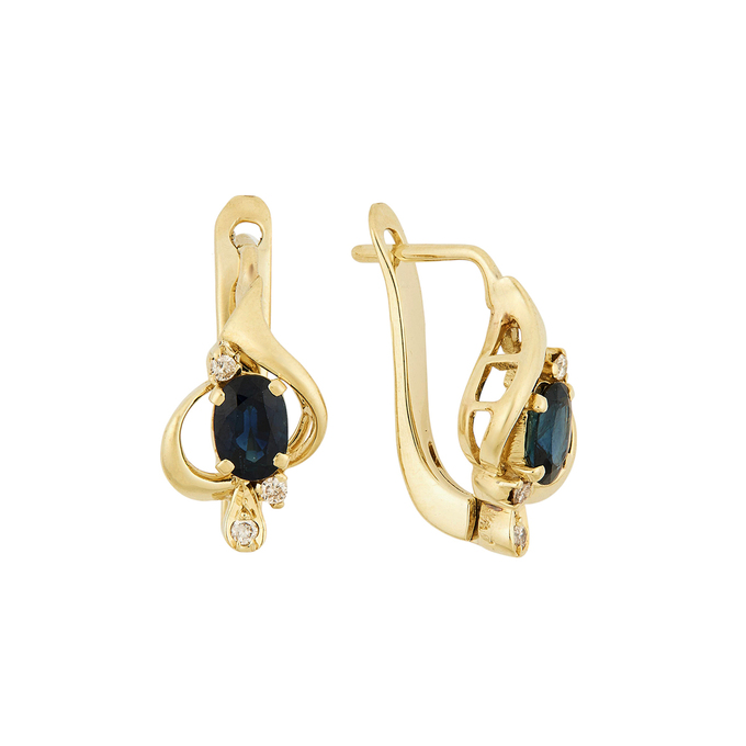 Серьги из золота 585 пробы