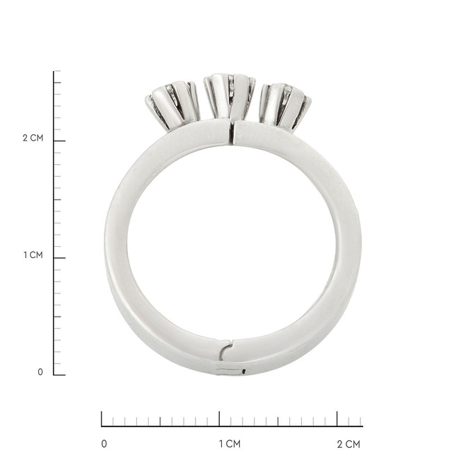 Кольцо из золота 585 пробы c бриллиантами, Л 2805 6274 за 115000