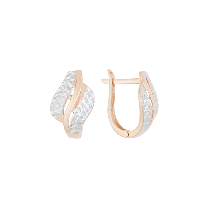 Серьга из золота 585 пробы