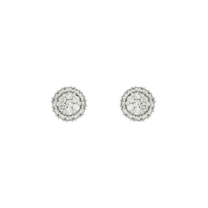 Серьги из золота 585 пробы с бриллиантами, Л 2812 9493 за 39000