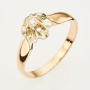 Кольцо из комбинированного золота 585 пробы c 1 бриллиантом Л06146621 фото 1