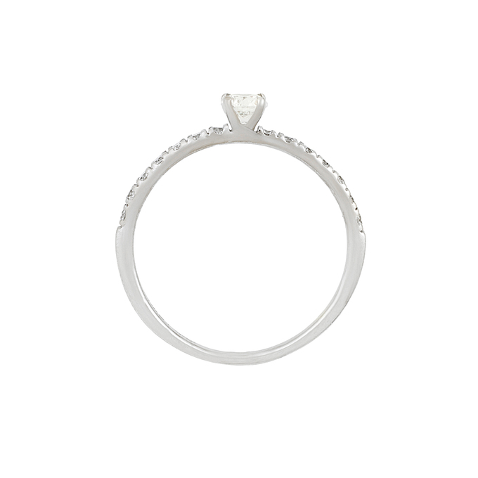 Кольцо из золота 585 пробы c бриллиантами, Л 2812 0417 за 67920