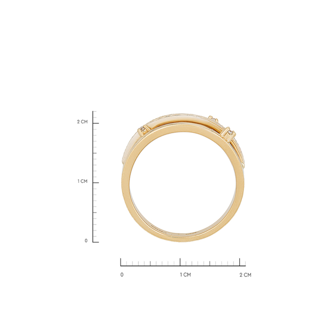 Кольцо из золота 750 пробы c бриллиантами, Л 7102 2739 за 138000