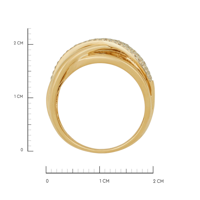 Кольцо из золота 585 пробы c бриллиантами, Л 0911 3580 за 51000