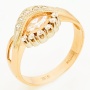 Кольцо из комбинированного золота 585 пробы c фианитами Л18109731 фото 1