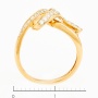 Кольцо из комбинированного золота 585 пробы c 36 бриллиантами Л37053175 фото 4