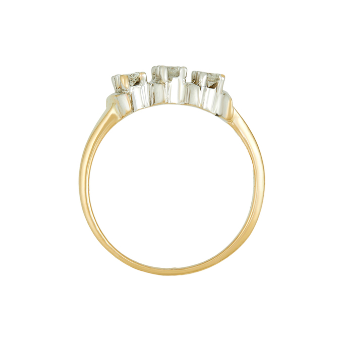 Кольцо из золота 585 пробы c бриллиантами, Л 2509 0244 за 82800