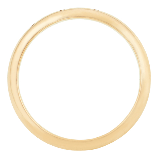 Кольцо обручальное из красного золота 585 пробы c 3 бриллиантами, Л28087181 за 22140