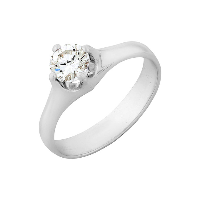 Кольцо из золота 750 пробы c бриллиантом, Л 2812 3167 за 105000