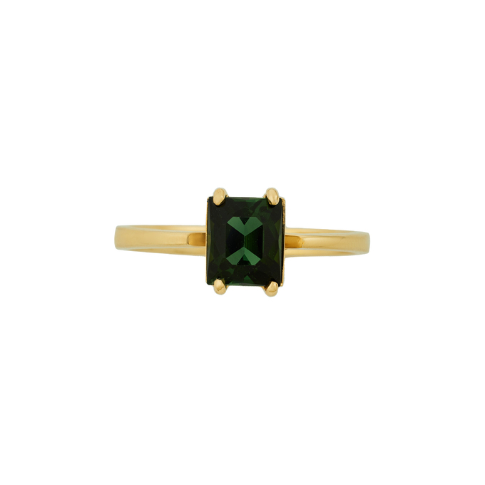 Кольцо из золота 750 пробы c турмалином, Л 3014 8015 за 55000