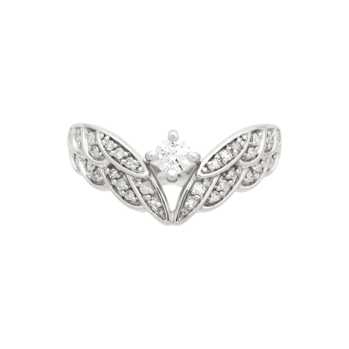 Кольцо из золота 585 пробы c бриллиантами, Л 2509 0959 за 47120