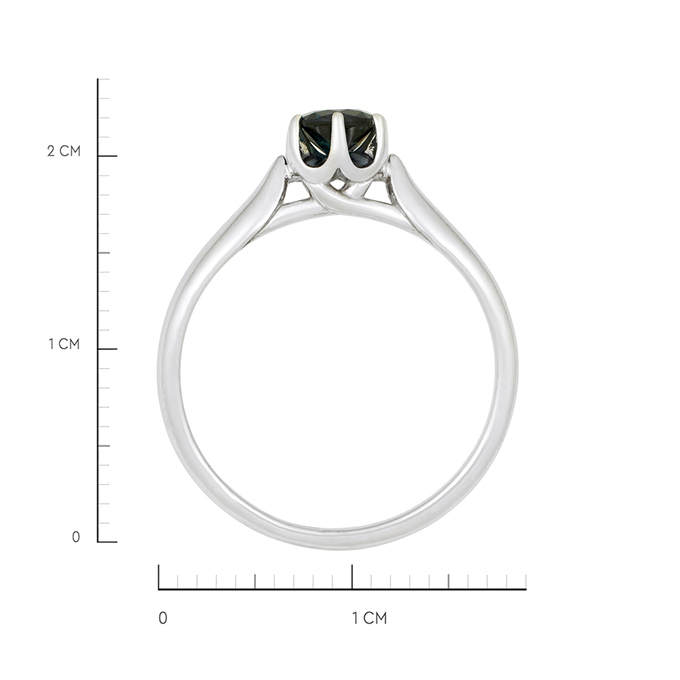 Кольцо из золота 585 пробы c сапфиром, Л 2211 2181 за 41230