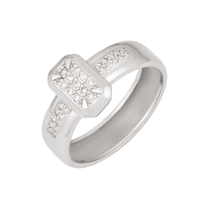 Кольцо из золота 585 пробы c бриллиантами, Л 2812 4286 за 37200