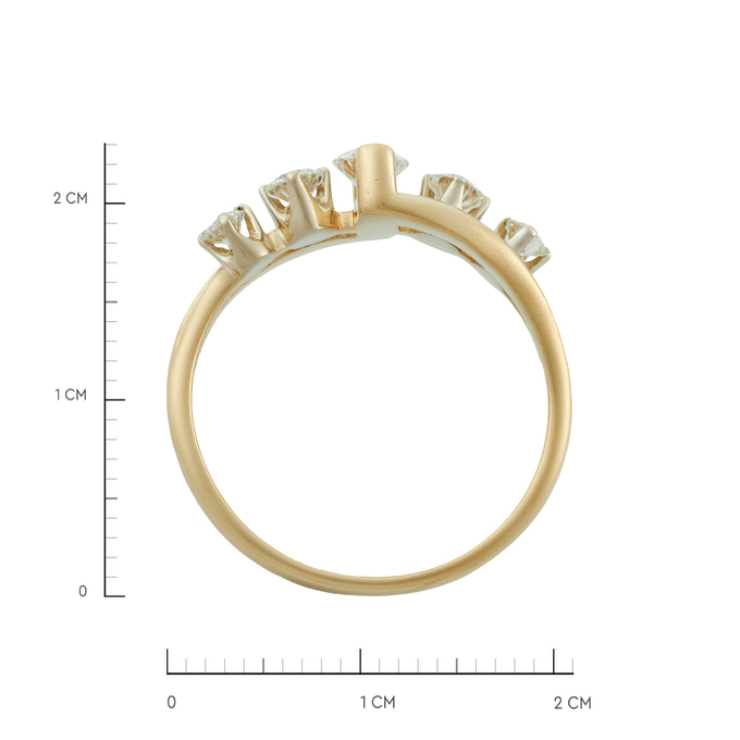 Кольцо из золота 750 пробы c бриллиантами, Л 2812 2684 за 127330