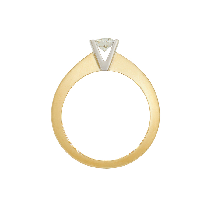 Кольцо из золота 750 пробы c бриллиантом, Л 3014 5825 за 163800