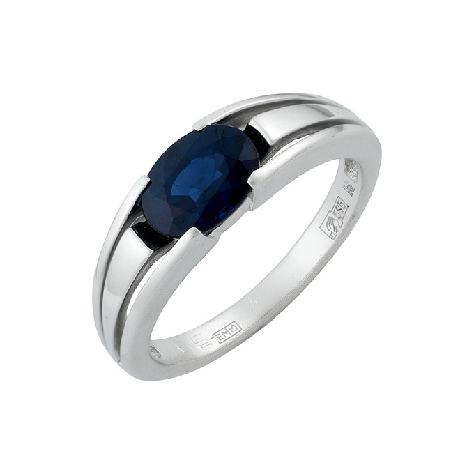 Кольцо из золота 585 пробы c сапфиром, Л 2812 3086 за 108000