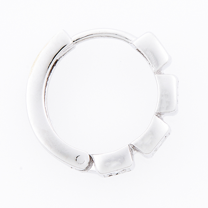 Серьги из золота 585 пробы c фианитами