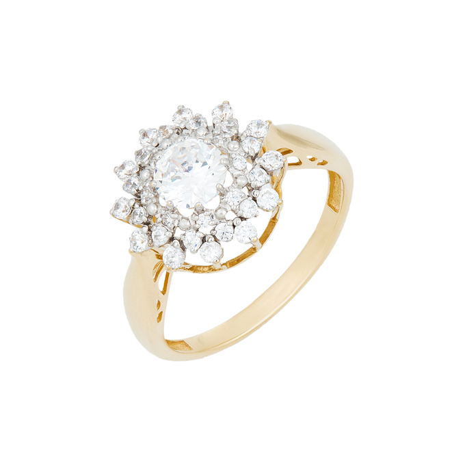Серьги из золота 585 пробы c фианитами, Л 7502 4749 за 18880