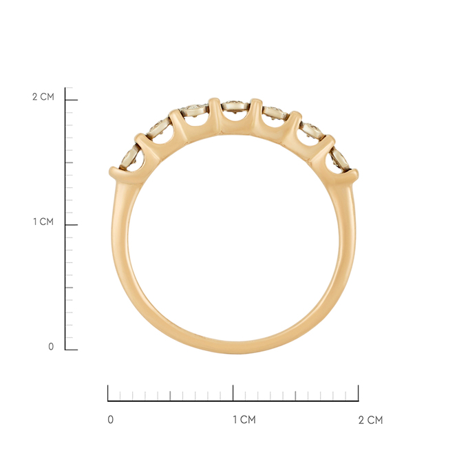 Кольцо из золота 585 пробы c бриллиантами, Л 3014 4532 за 30320