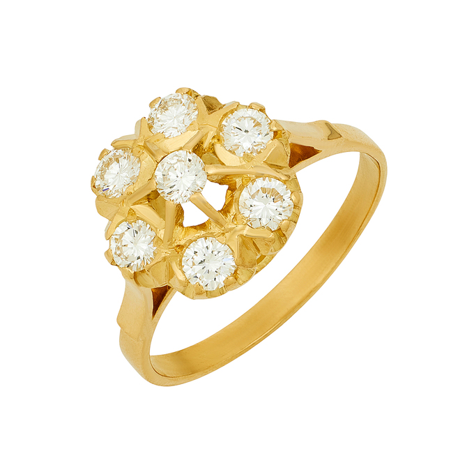 Кольцо из золота 750 пробы c бриллиантами, Л 3112 5008 за 185520