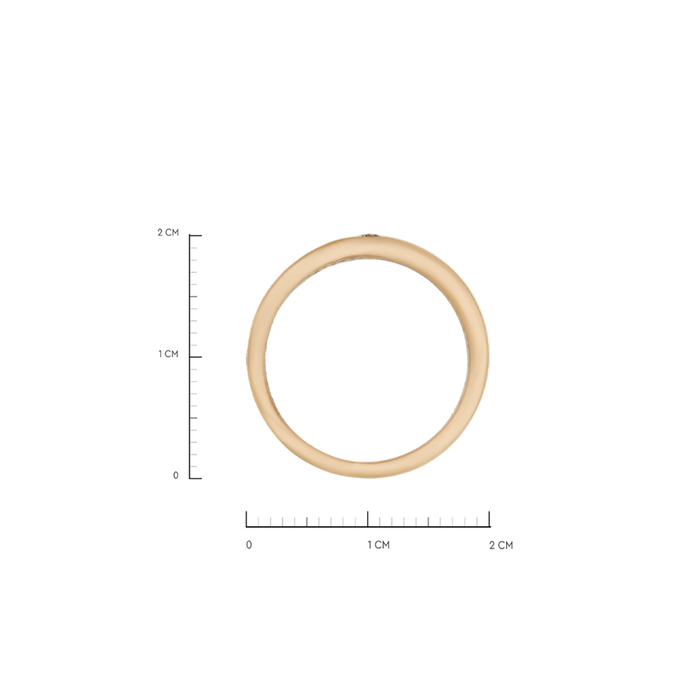 Кольцо из золота 585 пробы c бриллиантом, Л 4107 2130 за 21520