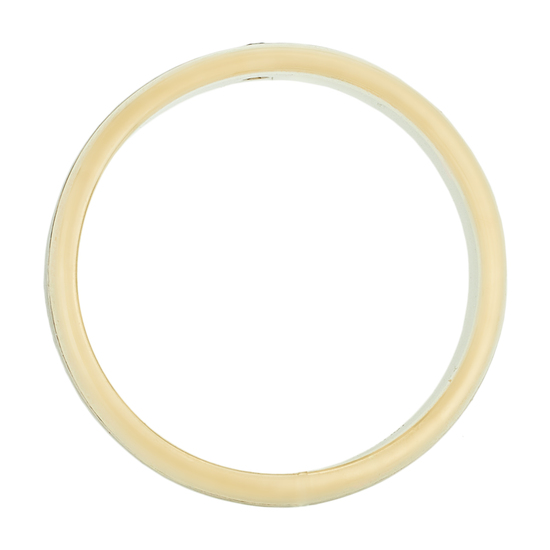Кольцо из комбинированного золота 585 пробы c 1 бриллиантом, Л11153533 за 24540