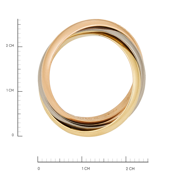 Кольцо Cartier Trinity, Л 2811 9426 за 180000