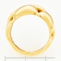 Кольцо из желтого золота 585 пробы Л32075291 фото 4