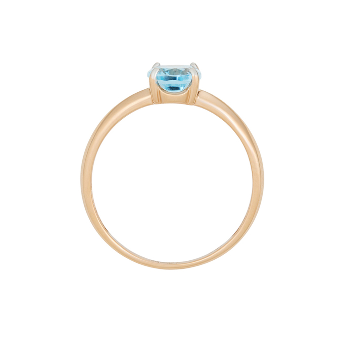 Кольцо из золота 585 пробы c топазом, Л 4710 5679 за 19520