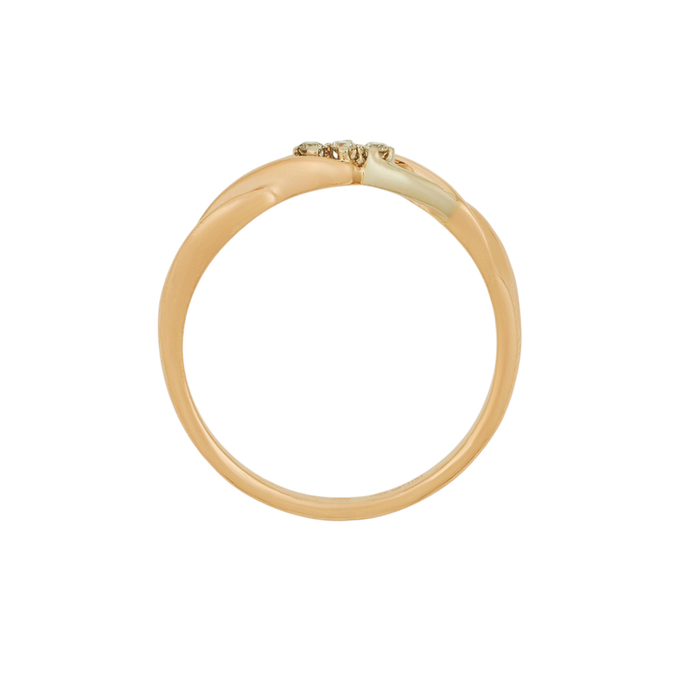 Кольцо из золота 585 пробы c бриллиантами, Л 2812 0096 за 28160