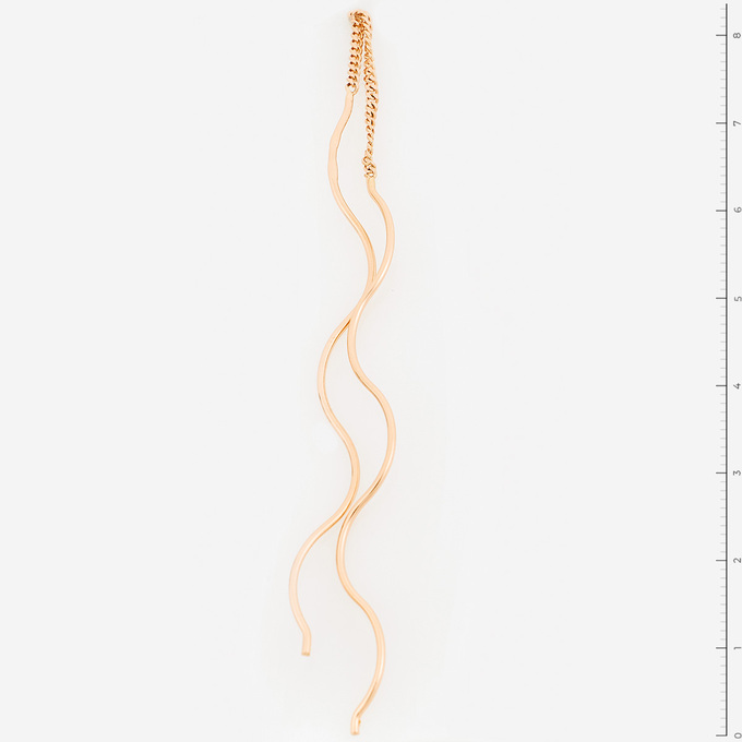 Серьги из красного золота 585 пробы