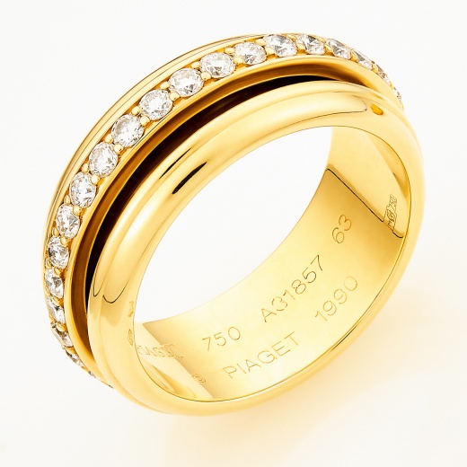 Кольцо из желтого золота 750 пробы c 35 бриллиантами Л28074958 фото 1
