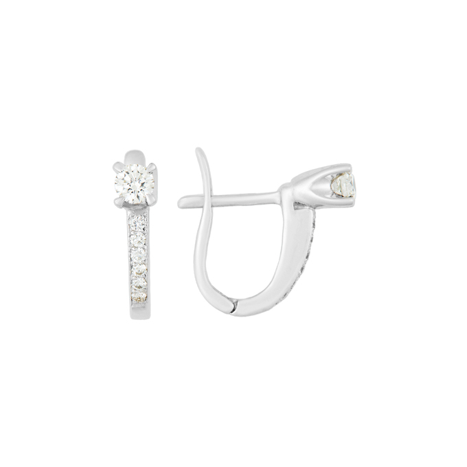 Серьги из золота 585 пробы c бриллиантами, К 0000 3264 за 84900
