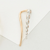 Серьги из золота 585 пробы c фианитами