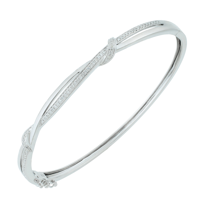 Браслет из золота 585 пробы c бриллиантами