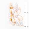 Серьги из золота 585 пробы c фианитами