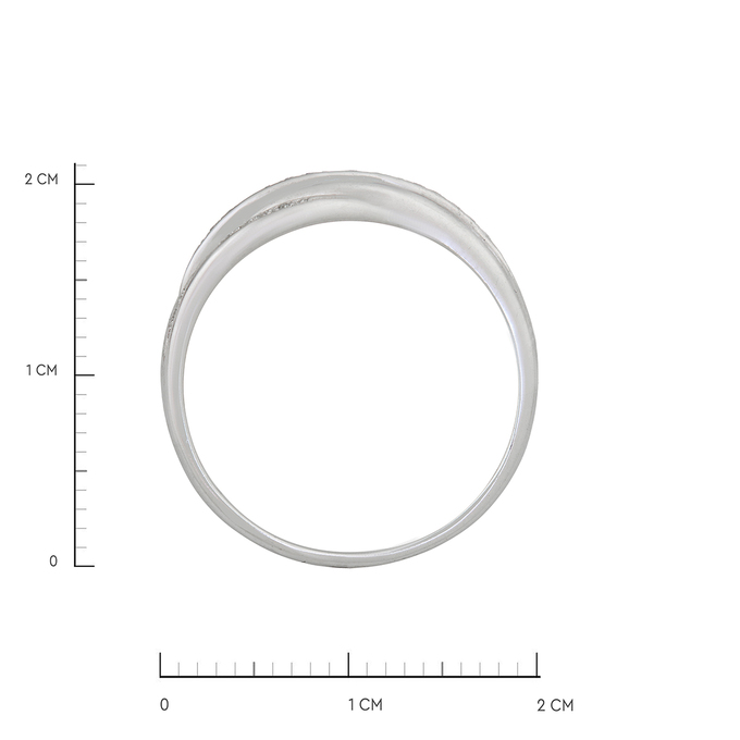 Кольцо из золота 585 пробы c бриллиантами, Л 3208 8117 за 44160