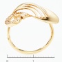 Кольцо из комбинированного золота 585 пробы c фианитами Л25024289 фото 4