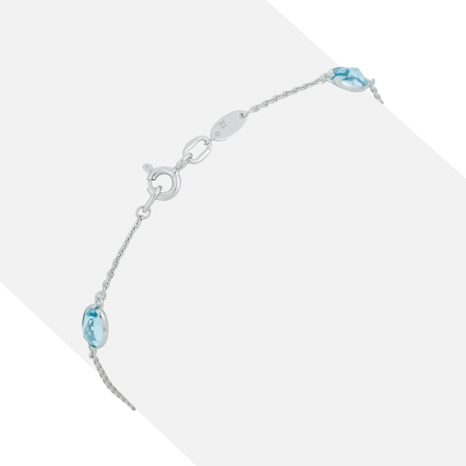 Браслет из золота 585 пробы c топазами, Л 0616 3741 за 15000