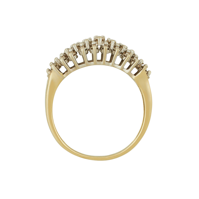 Кольцо из золота 585 пробы c бриллиантами, Л 5406 1936 за 37000