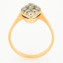 Кольцо из комбинированного золота 585 пробы c 12 бриллиантами Л28073529 фото 3