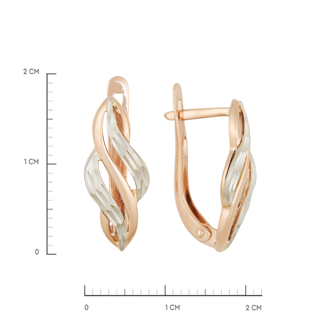 Серьги из золота 585 пробы
