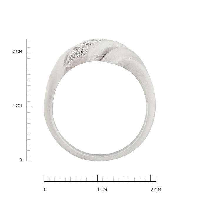 Кольцо из золота 750 пробы c бриллиантами, Л 2011 0698 за 84000