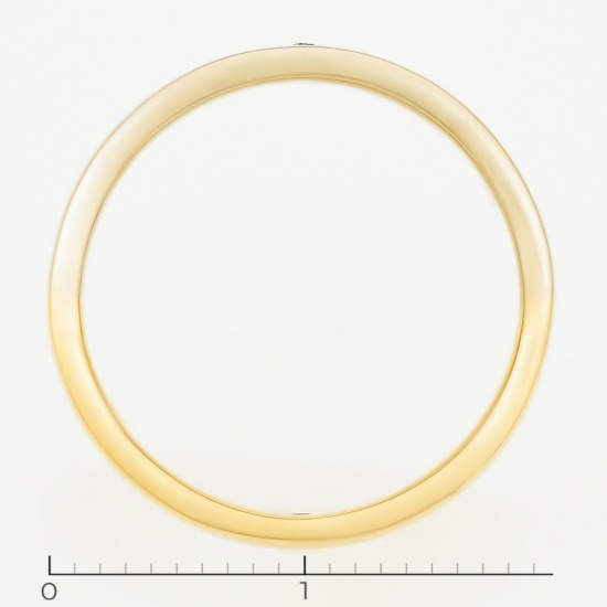 Кольцо из комбинированного золота 585 пробы c 2 бриллиантами, Л18096112 за 19140