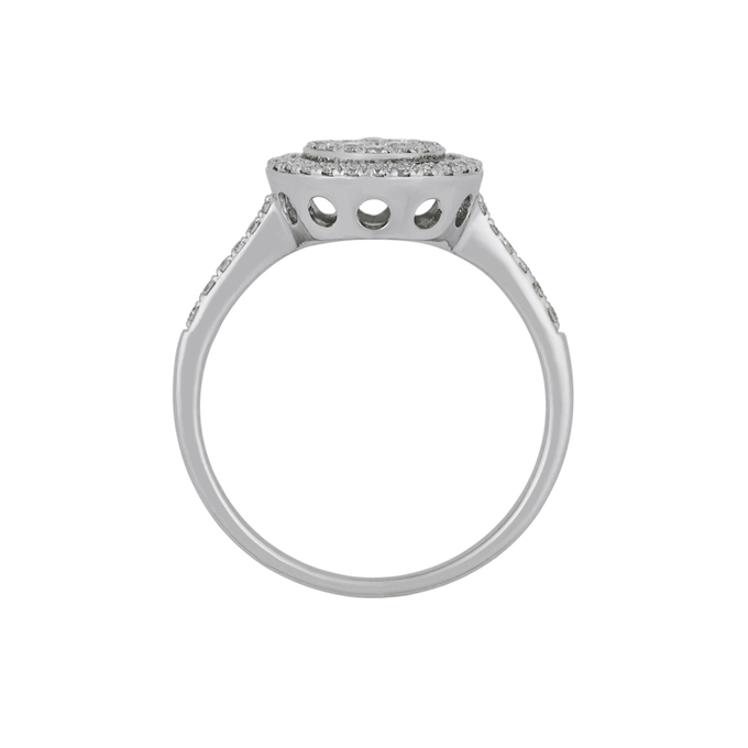 Кольцо из золота 585 пробы c бриллиантами, Л 1910 7567 за 43120