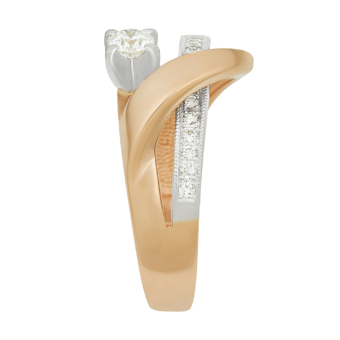 Кольцо из золота 585 пробы c бриллиантами, Л 2508 9222 за 85500